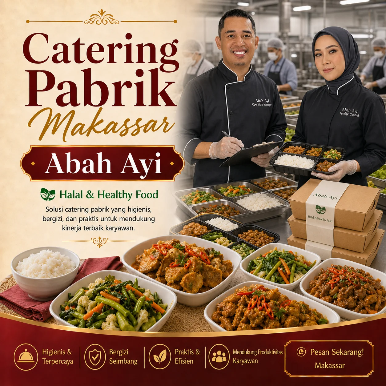 Catering pabrik makassar