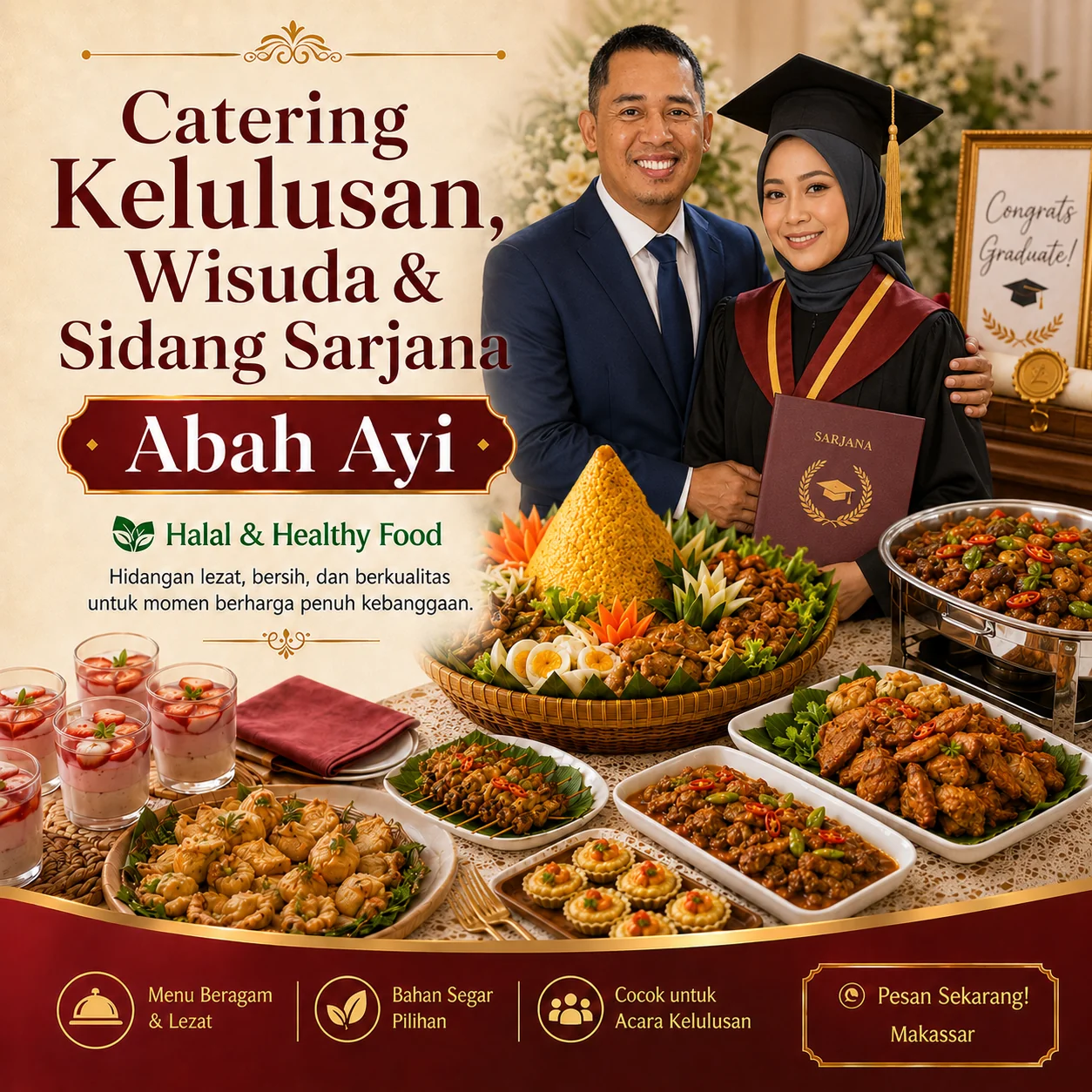 Catering wisuda makassar